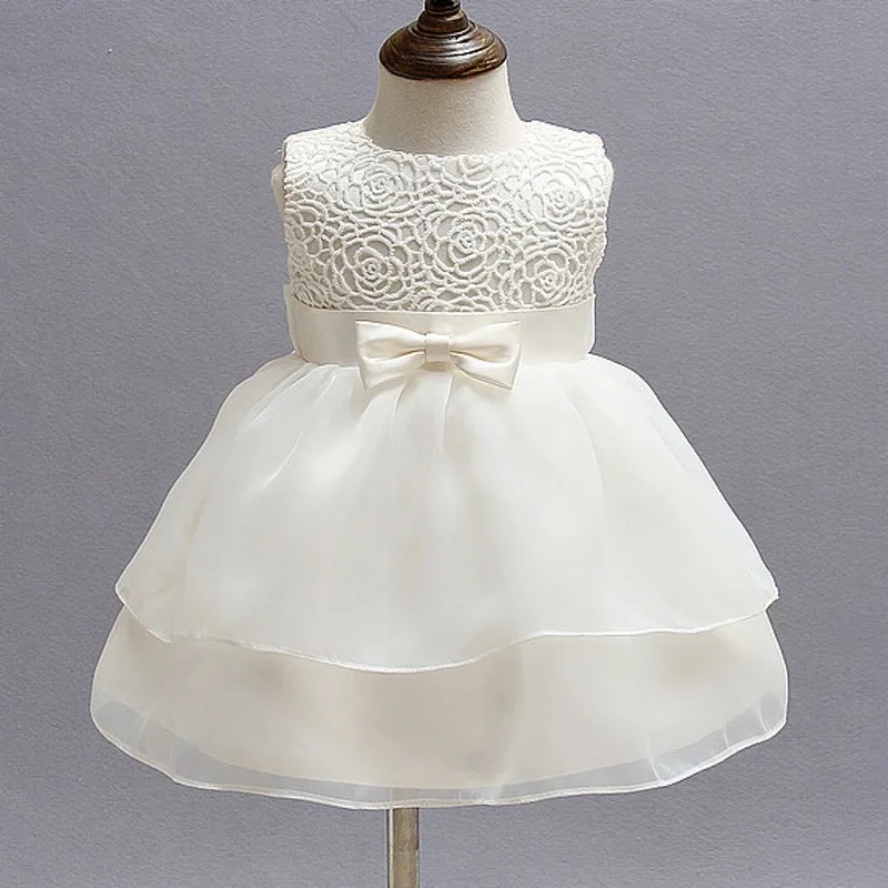 

New 1 Year Girl Baby Birthday Dress Ball Gown Infant Wedding Dress Baby Girl Dress 6BY045