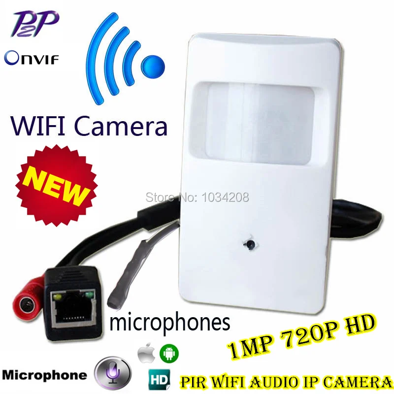 Недорогая Onvif 720P IP Wi Fi Скрытая камера детектор движения HD PIR стиль Беспроводная