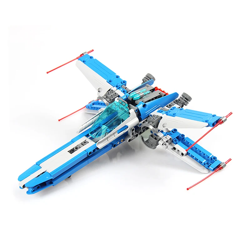 

Star Wars Fighter Series LegoINGLYS Starwars Destroyer Set Building Blocks Poe's X-wing Fighter Assembled Fighter X Wing Toys