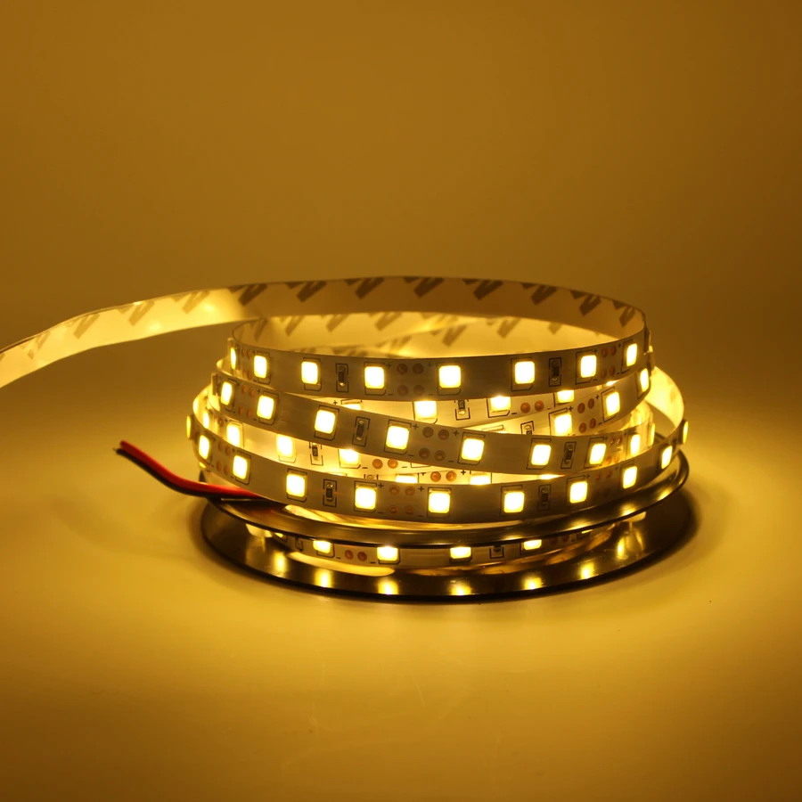 5 м Светодиодная лента 300 600 LED SMD 5054 подсвечиваемая 12V гибкий свет яркий чем 5050 5630
