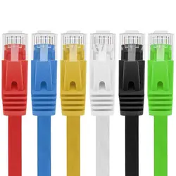 RJ45 кабель Ethernet LAN Cat7 0,5 m 1 m 1,5 m 2 m СЕТИ гигабитный маршрутизатор кабель для коммутационных шнуров для модем переключатель ПК Xbox Интернет