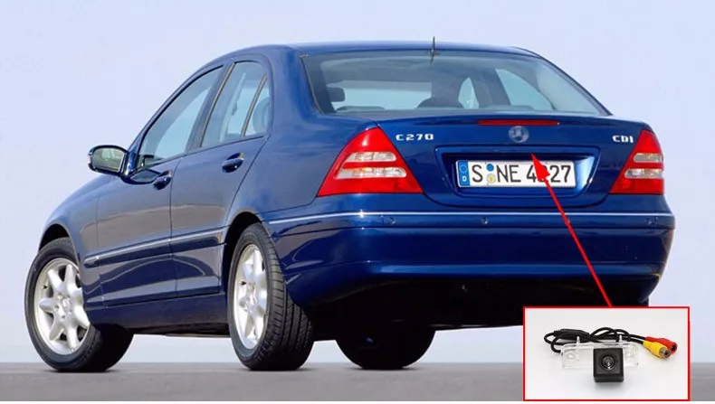 Для Mercedes Benz C E Class W203 W211 2001~ 2008/HD CCD авто парковочная камера заднего вида/Автомобильная камера заднего вида NTSC PAL