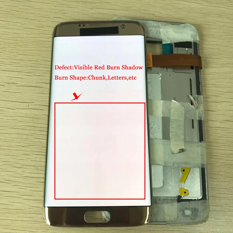 5," дюймовый сменный ЖК-дисплей для SAMSUNG S7 Edge Pantalla G935 G935F G935FD с рамкой
