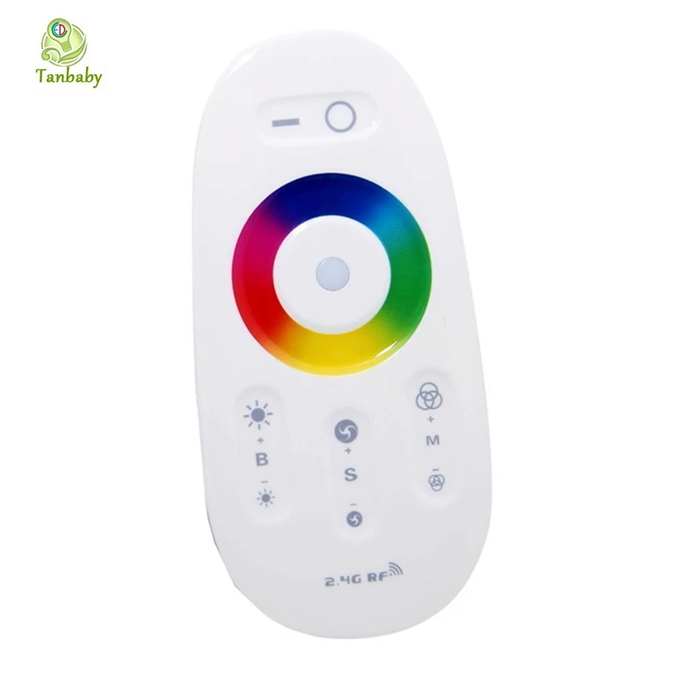

Tanbaby 2.4G RGBW LED Controller DC12-24V 24A RGBW Remote Controler for 5050 RGBWW LED Strip.
