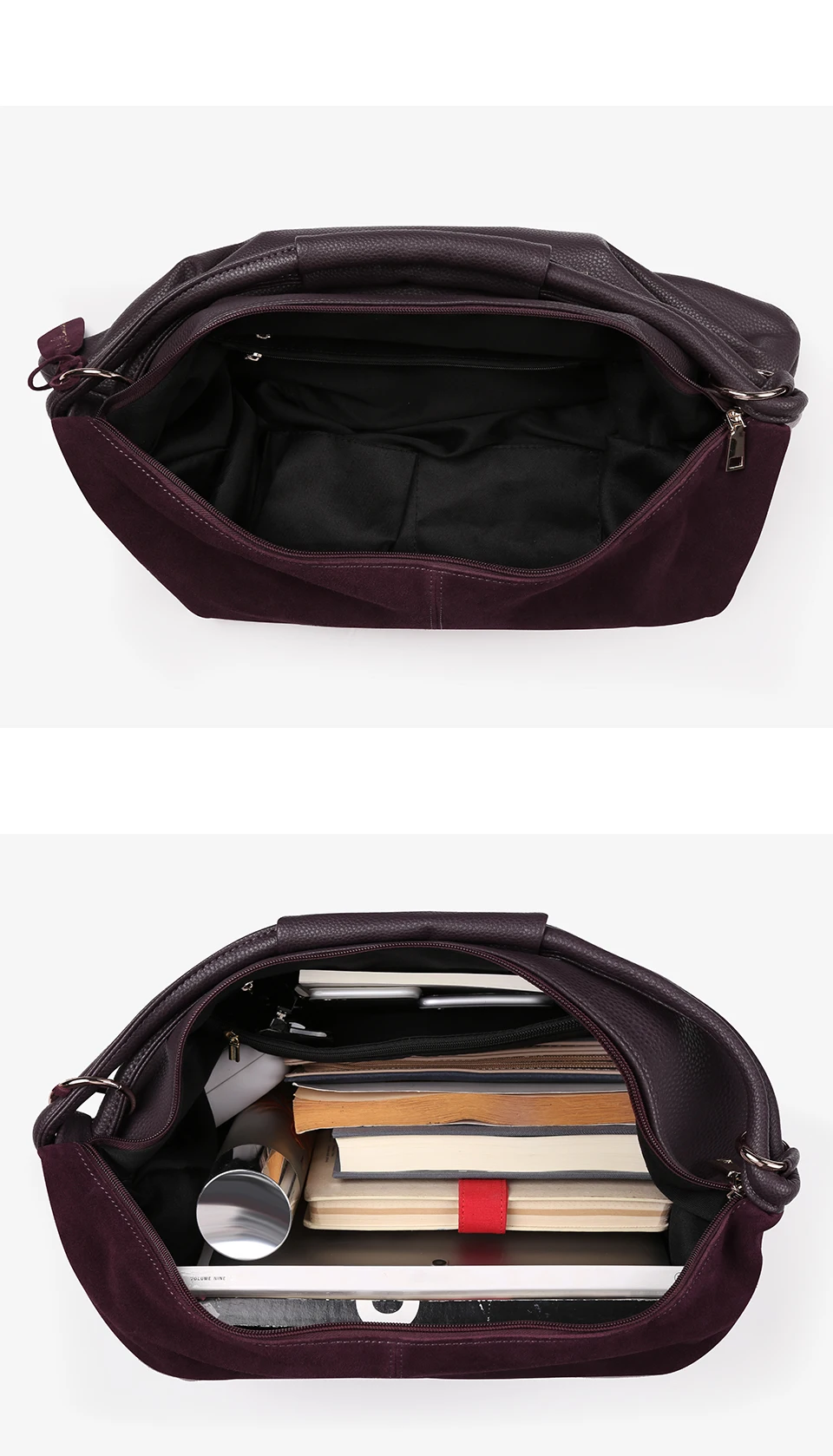 Bolsas femininas couro de camurça real bolsa