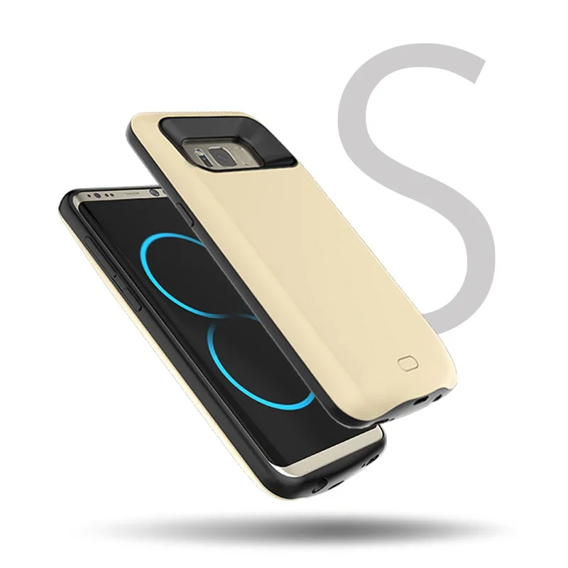 

2018 5000mah power case Battery Charger Case For Samsung Galaxy S8 External Backup Battery Charging Case Cover