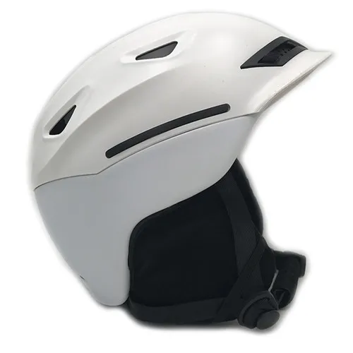 Одежда высшего качества лыжный шлем лыжный спорт и snowboardig с лыжные очки международной аутентификации черный, красный синий цвета - Цвет: Белый