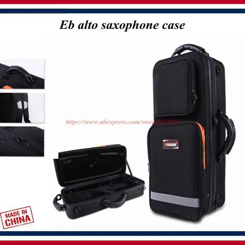 

saxophone accessories - saxophone case - Eb Alto saxophone waterproof canvas box bag ,light backpack - saxophone parts