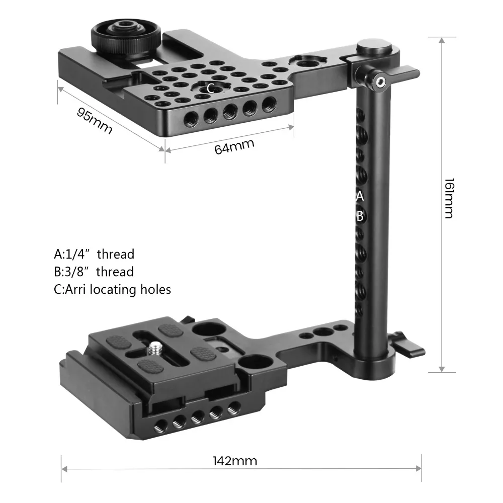 SmallRig Quick Release DSLR Камера клетка (средний) для Canon 5D 5 dmkii/5dmkiii/5 dmkiv Nikon D750/D800/D810 2127|Клетки