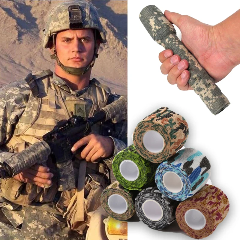 

Hot Bionics Self-adhesive Non-woven Camouflage WRAP RIFLE GUN Hunting Tape