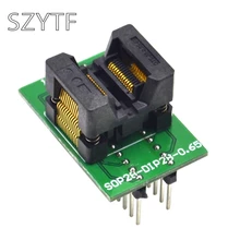 Qualidade superior chip programador SOP28-0.65 adaptador soquete ots 28 (28) -0.65-0