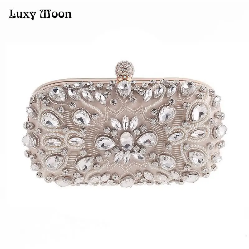 Buy Luxy Moon Evening Bags Diamond Rhinestone Pearls