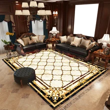 Европейский Стиль Гостиная 6 мм ковер Спальня коврик компьютерный стул ковер висит коврик под корзину кровать Одеяло Коврик для йоги моющиеся