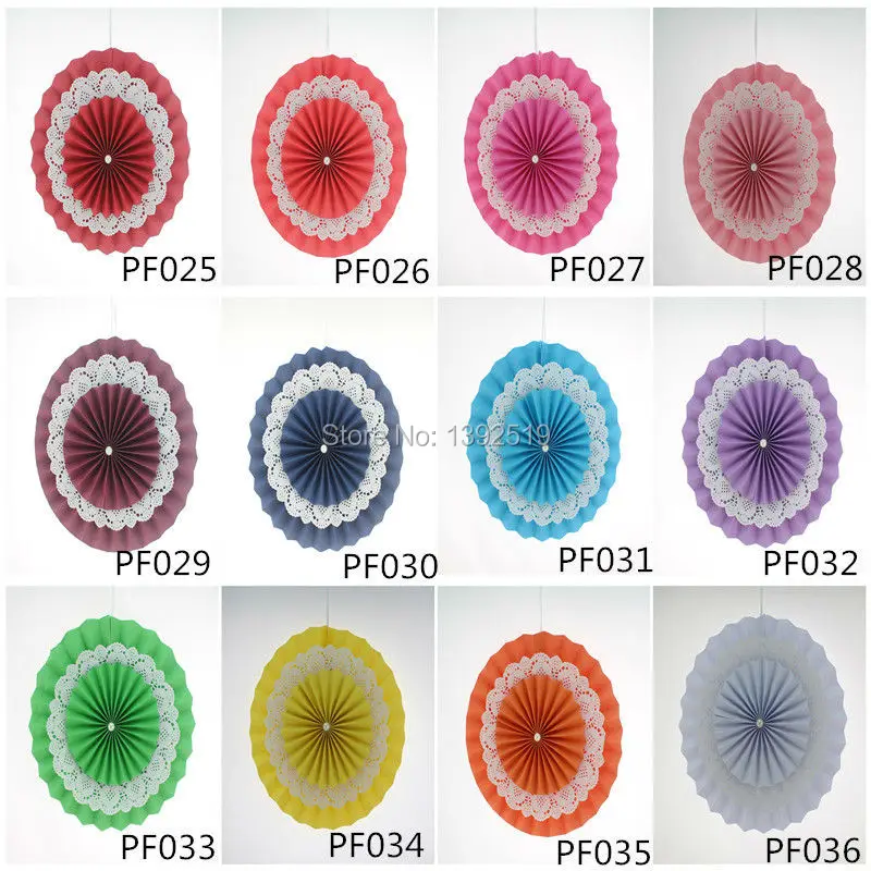 paper fans color chart 3