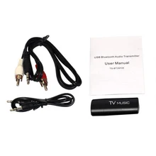 Портативный мини USB Bluetooth передатчик адаптер 3,5 мм Aux стерео усилитель для ТВ ПК