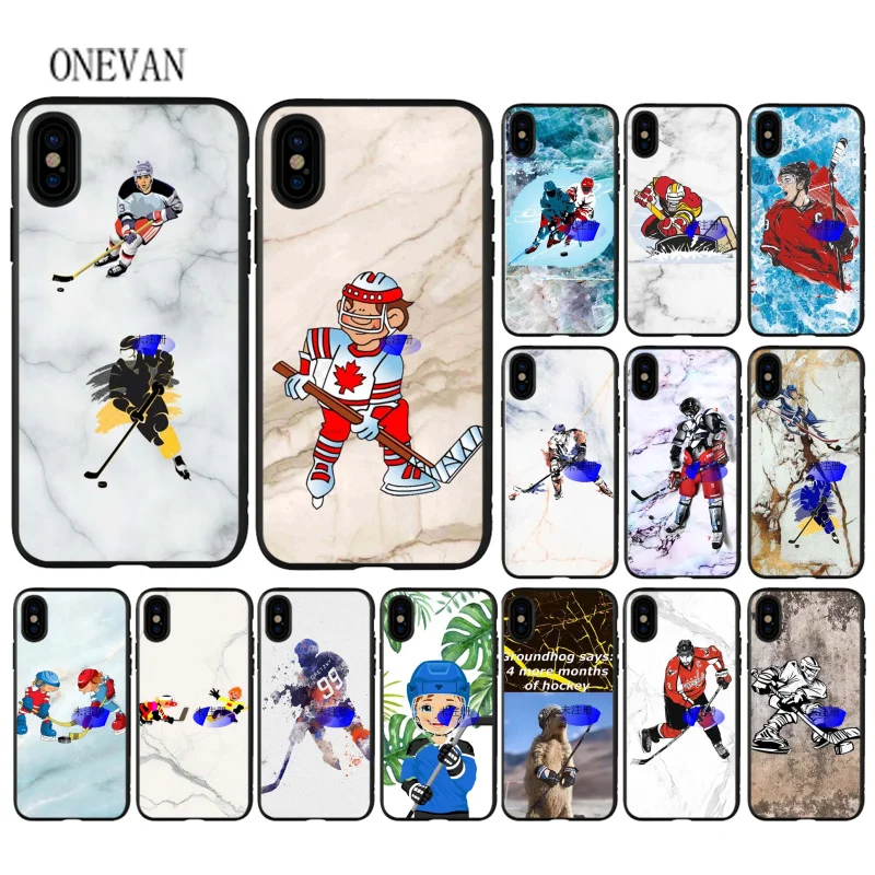 Хоккей спортивные Ice hockeysoft чехол для телефона Apple iPhone 7 Plus 8 6 6S X XS Макс 5 5S SE XR крышка