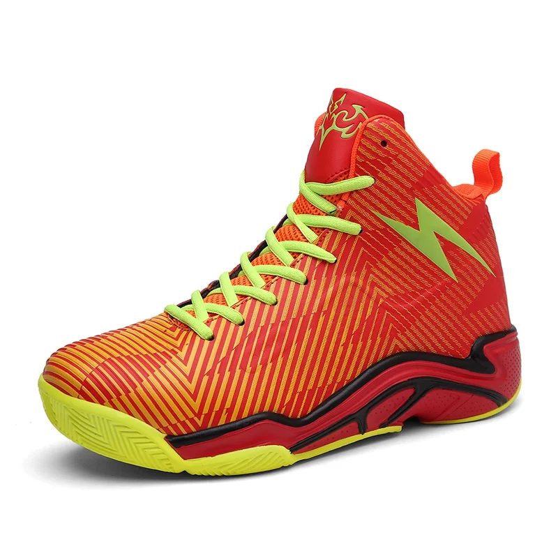 Высокая мужская баскетбольная обувь; удобные теннисные кроссовки для мальчиков и детей; Карри 4; женские кроссовки для тренировок; zapatillas deportivas hombre - Цвет: Orange