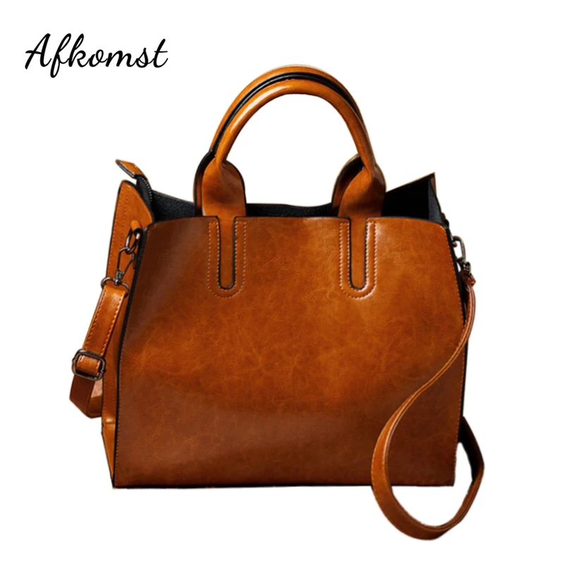 Goede Top handvat Tassen Lederen Handtassen Grote Vrouwen Tas Hoge Kwaliteit Casual Vrouwelijke Tassen Kofferbak Tote Schoudertas Dames Grote bolsos