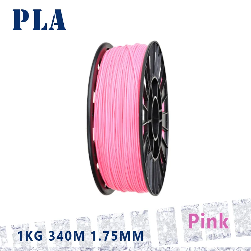 Пла! петг! 3d принтер 3D Ручка/нить пла/дерево/петг/Карбон 1,75 мм/1 кг 350 м/много цветов хорошее качество/из России - Цвет: Pink pla