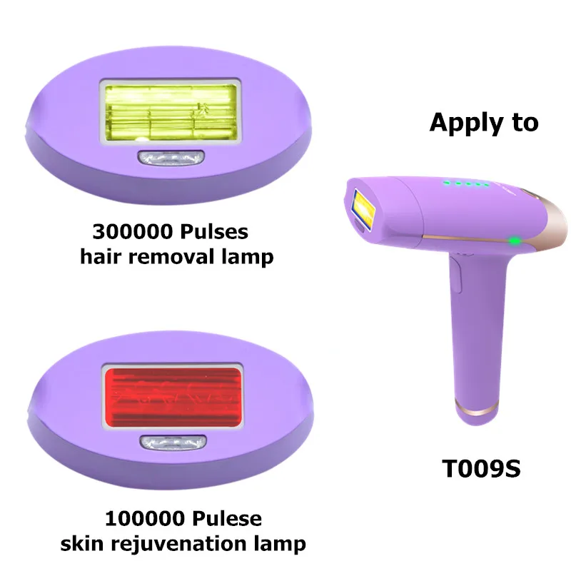 Lescolton T009i сменная лампа для удаления волос, лазерный эпилятор и устройство для омоложения кожи