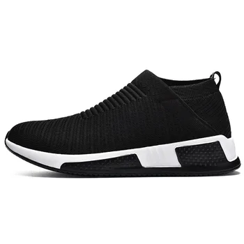 

Summer Breathable Mesh Men Shoes Slip On Mens Trainers Black Men Sport Shoes Outdoor Running Shoes Summer Men Sneakers