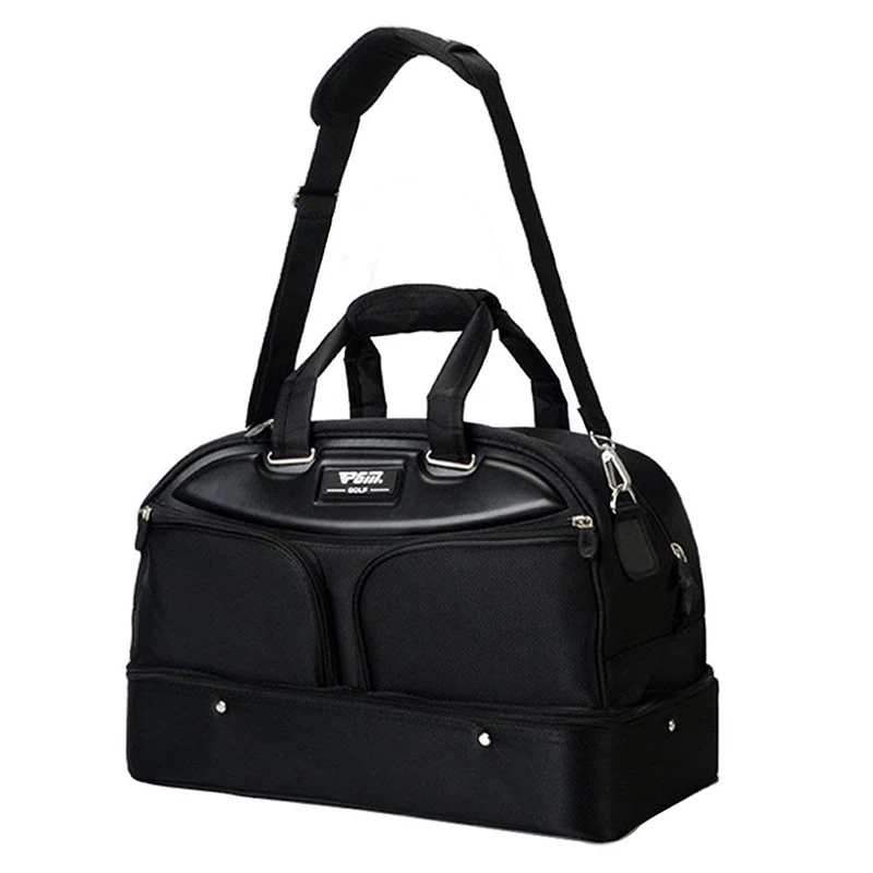 PGM Golf Clothing Bag Portable Waterproof Nylon Golf Bag Double Layer Sports Handbag Gym Fitness Travel Apparel Bag