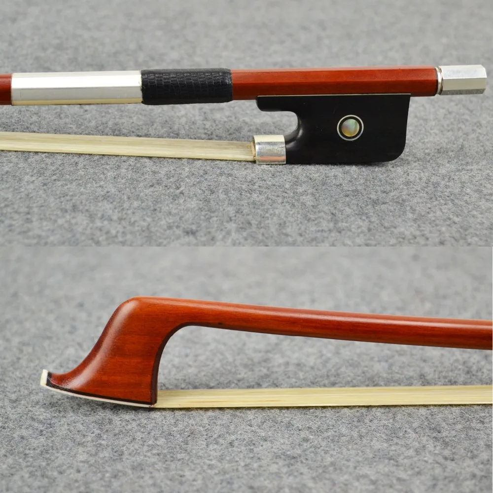 FREE CASE 4/4 Size Master VIOLIN BOW Strong Pernambuco Stick Nice