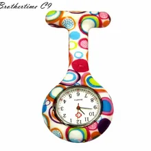 Attractive New Nurses Doctor Fob Watch Brooches Silicone Tunic Batteries Medical Nurse Watch