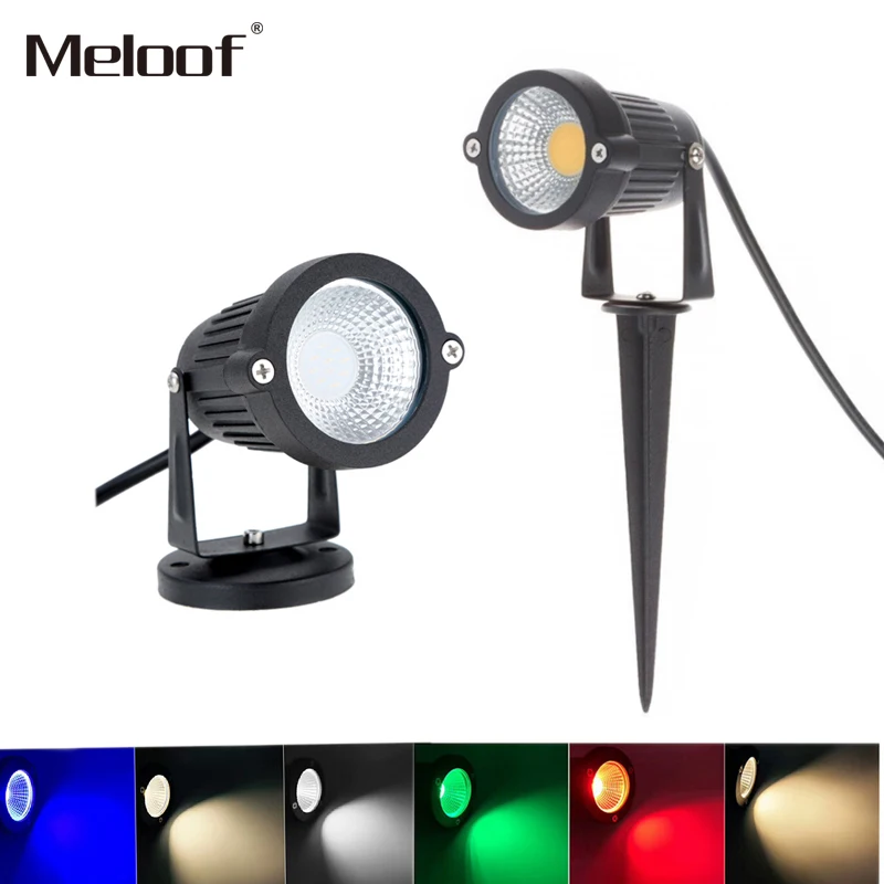 

led 5W 7W Outdoor Garden Landscape Light 220V 110V 12V LED Lawn Lamp COB Waterproof Lighting Led Light Garden Path Spotlights