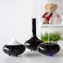 Black New Fashion Mini Air Purifier And Ultrasonic Humidifier Aroma Essential Oil Diffuser home and Office Make Mist Three Type
