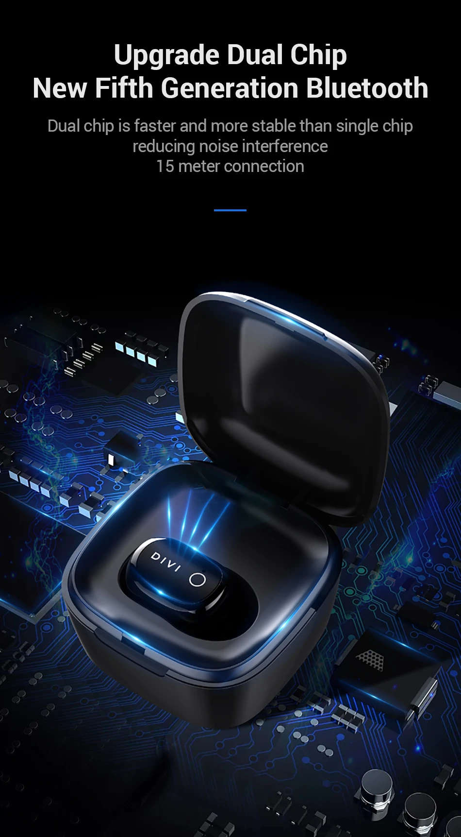 DIVI Спортивные Bluetooth беспроводные наушники для Andriond телефона стерео наушники с mircrophone для iphone XS max huawei samsung