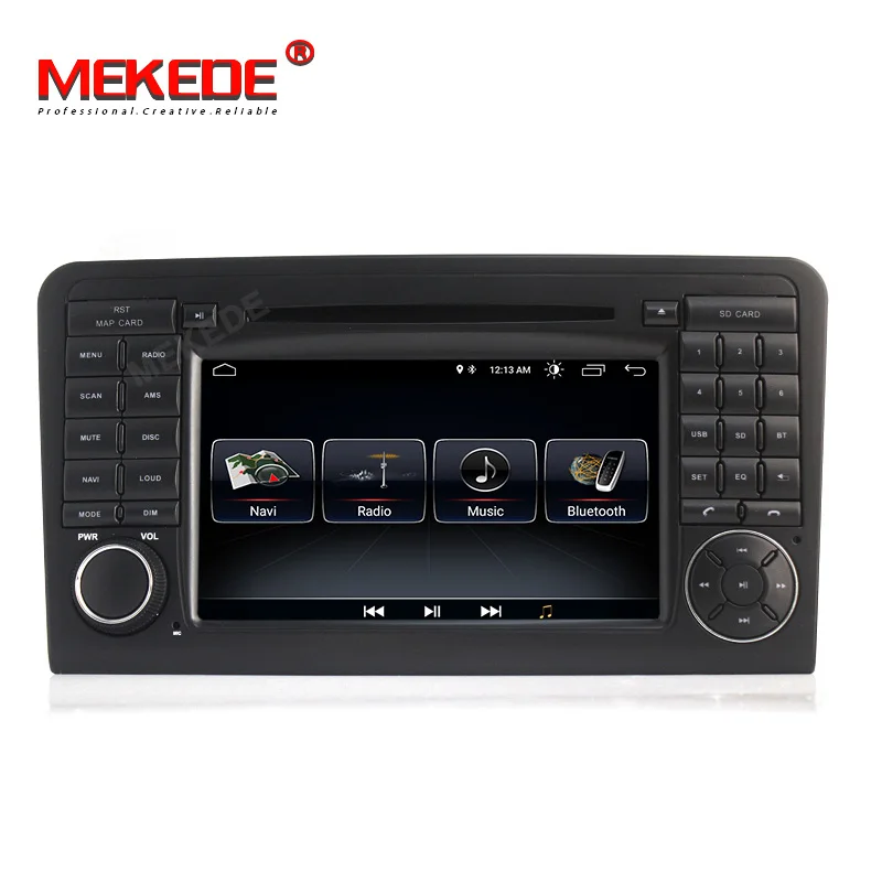 HD 2DIN 1024x600 Android 8,1 Автомобильный DVD плеер для Mercedes Benz класс GL ml W164 ML350 ML500 X164 GL320 GPS стерео радио