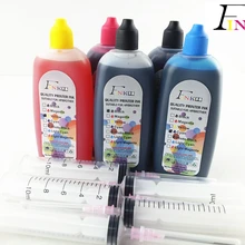 5 цветов специализированные краски для hp все 5 цветов принтер фоточернила УФ устойчивые краски PGBK BK C M Y 5x100 мл