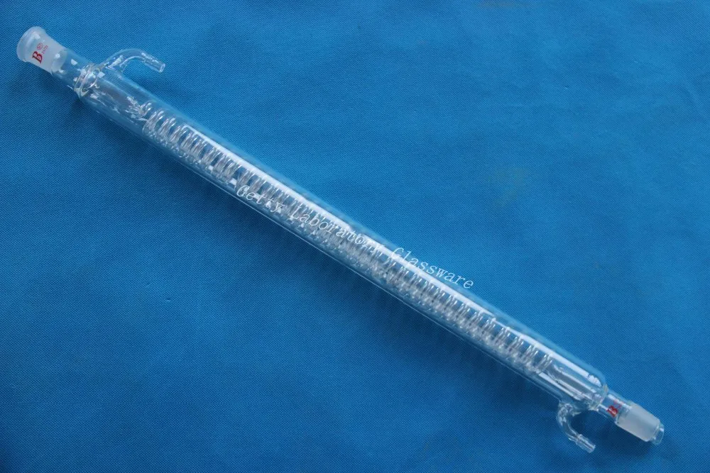 500mm Graham condenser Coil 24/29 joints 10mm hose connection (Borosilicate Glassware) | Канцтовары для офиса и дома