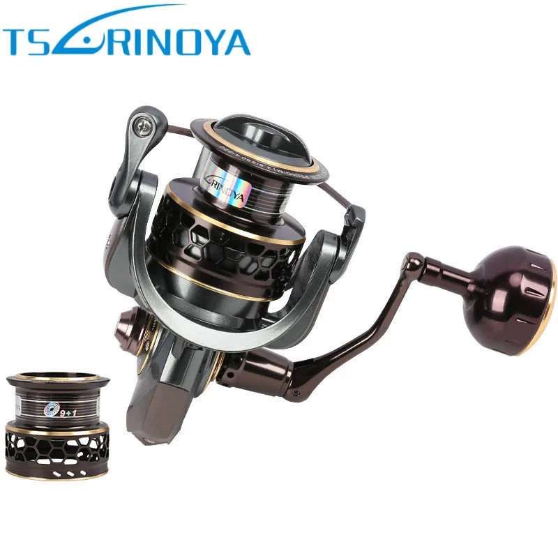 Tsurinoya Jaguar 4000 Spinning Fishing Reel 9+1BB 5.2:1 Double Spool Max Drag 7kg Carretilha De Pesca Moulinet Carp Fishing Coil 1 18 bb машина сборка jaguar e coupe 1961 металл в закрытой упаковке 1