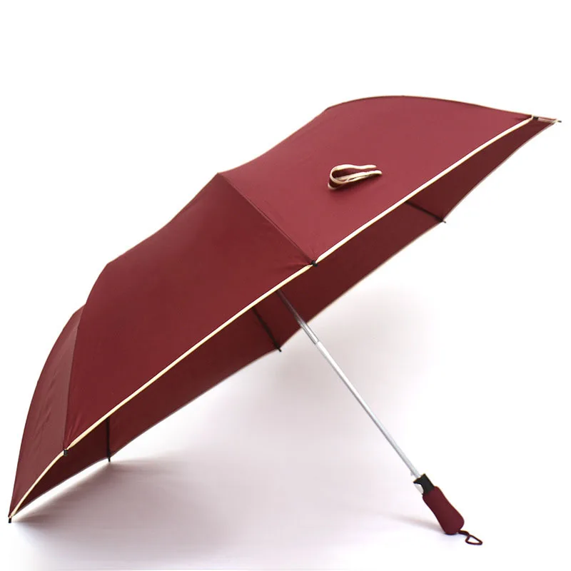 Convenient Type Super Large Automatic Auto Car umbrella Umbrella Female Golf 56 inches Rain Umbrella Folding Umbrella