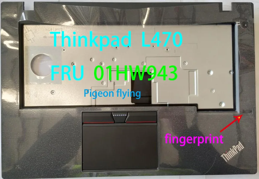 Для lenovo Thinkpad L470 КБ ободок/Подставка для рук Идентификация отпечатков пальцев FRU 01HW943