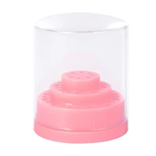 Горячая 48 отверстий подставка для ногтей кронштейн для ногтей сверла Крепежное устройство контейнер для хранения машинка для полировки ногтей база дисплея