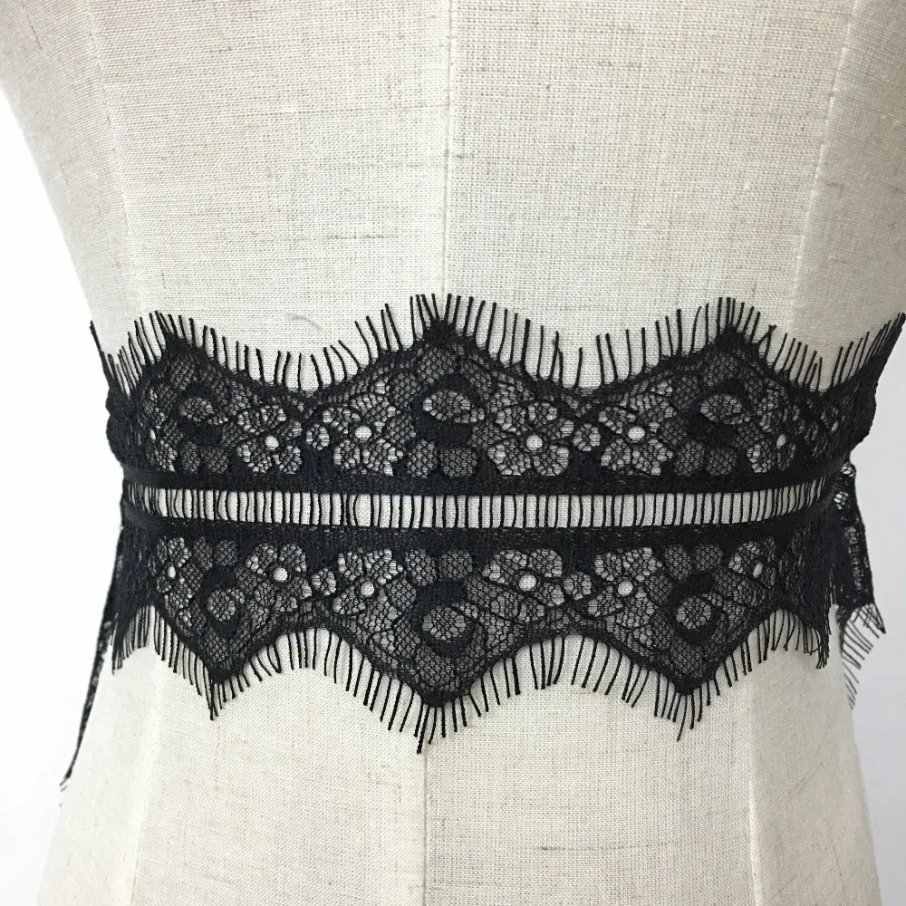 Free Shipping New eyelash lace French lace trim 7 cm width High quality