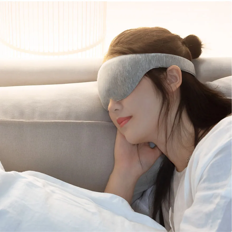 Xiaomi Eyeshade Mijia Ardor 3D стереоскопический горячий компресс нагреватель маска для глаз Мягкие мигалки повязка для глаз для домашнего офиса путешествия расслабляющий