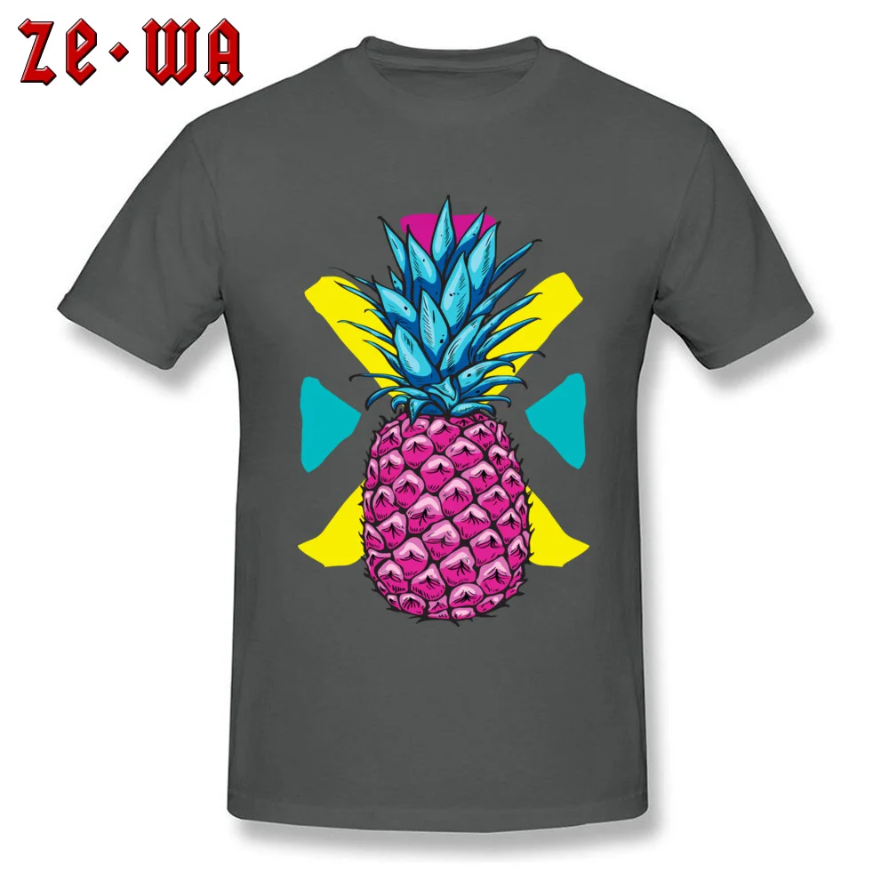 CustomDesign Short Sleeve Tops Tees Summer/Fall Company Crew Neck 100% Cotton Tee Shirts Mens T-shirts Pineapple Pop X  Pineapple Pop X carbon