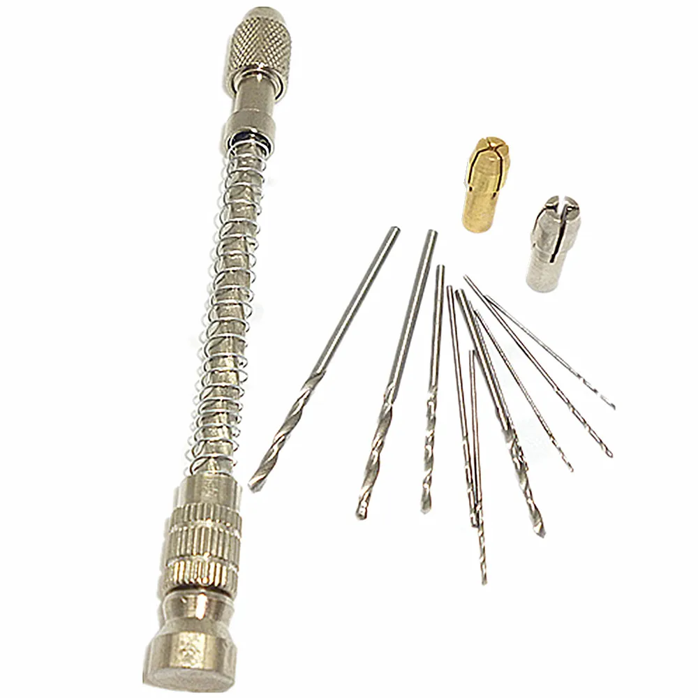 10pcs Mini Micro Drill Bits Set Twist Drill Bit 0.6 2mm With Semi