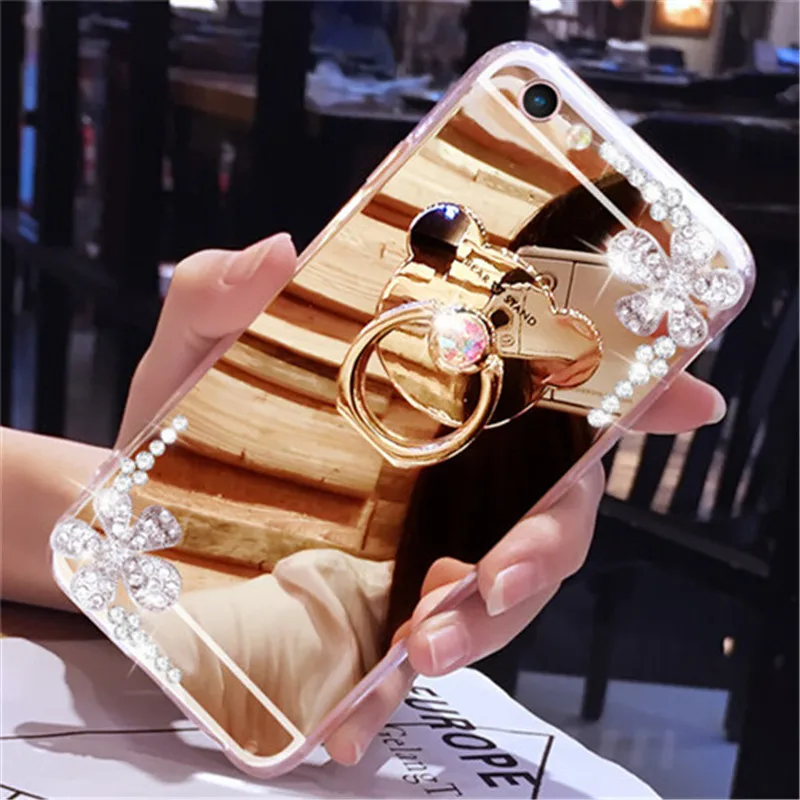 XSMYiss-for-iPhone-5S-6S-6-7-8-Plus-X-Funda-Diamond-Glitter-Mirror-Soft-TPU