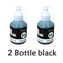 2 шт. Универсальный краска для картриджа комплект для Brother DCP-T300 500 W T700W T800W принтер 2 черные чернила заправка чернила Brother DCP-T300 500 W