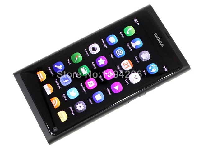N9 Original Unlocked Nokia N9 8MP 16GB ROM 1GB RAM GPS 3G Bluetooth WIFI Cellphones Free Shipping
