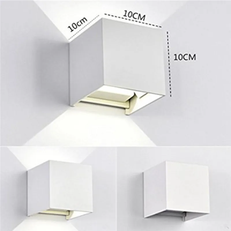 ИТ 6 Вт Светодиодная подсветка стены вниз настенный светильник Крытый IP44 теплый