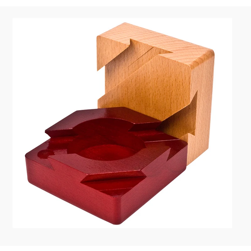 

Wooden Secret Box Magic Compartment Drawer Educational Interlocked Brain Teaser Toy Vintage Puzzle Game Festival Gifts