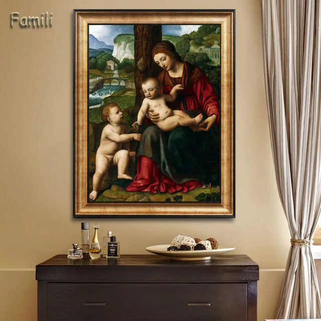 非常に高い品質 絵画 ゴールドフレーム インテリア レオナルド ダ