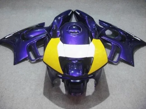 Комплект обтекателей для мотоцикла HONDA CBR600F3 95 96 CBR600 F3 CBR 600F3 1995 1996 синий и желтый