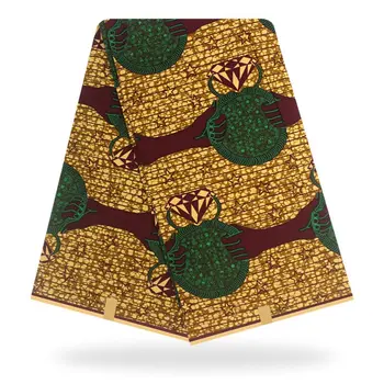 

Lateset african ankara print fabric wholesale Ankara wax java print fabrics/kitenge/vitenge/lapa/Chitenge 6 yards DF-199